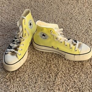 Converse All Star Chuck Taylor Yellow & Zebra print High-Top Sneakers